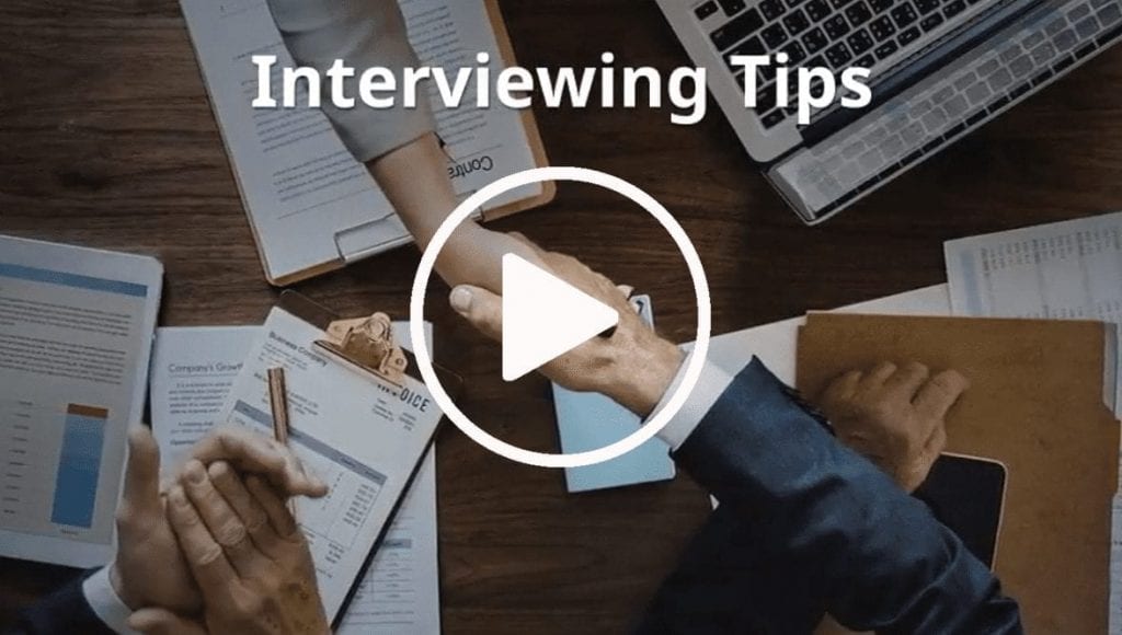 Interviewing Tips Video Cover Photo