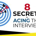 8 Secrets to Acing the Interview Info-graphic